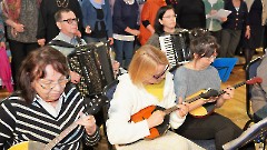 Репетиция народных хоров в ДК Кохтла-Ярве