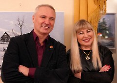 37. Открытие осенней выставки Объединения русских художников в Эстонии. Центр культуры MERE, 21 ноября 2025 г. Фото- Александр Хмыров