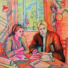 09. Открытие выставки «СинемАрт» художника Инны Тюриковой. Художественная галерея Bjarte, 7 октября 2026 г. Фото- Александр Хмыров