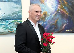 28. Открытие юбилейной выставки Сергея Волочаева. Центр культуры Kaja, 27 октября 2025 г. Фото- Александр Хмыров