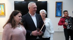 56. Открытие юбилейной выставки Сергея Волочаева. Центр культуры Kaja, 27 октября 2025 г. Фото- Александр Хмыров