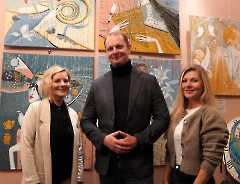 41. Открытие выставки «Музыка зимних праздников» в Театральной галерее. 6 ноября 2025 г. Фото- Александр Хмыров