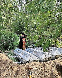 14. Перезахоронение останков на городском кладбище в Раквере