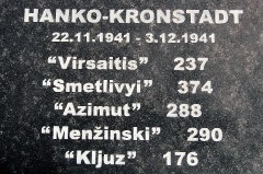 7. Памятник погибшим при таллинском переходе кораблям на полуострове Юминда. 27.08.2017.