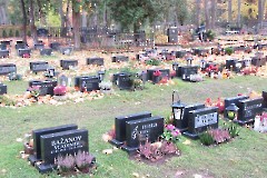 Tartu sõjaväekalmistu kaasaegne osa. Foto Egle Tamm, 19.10.2017.