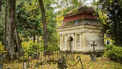 Tartu Raadi kalmistu. Teller chapel in Tartu, Estonia. Built in 1794.