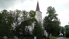 03. Кулламаа. Церковь, погост и кладбище. Фото - Александр Хмыров, 22 июля 2023 г.