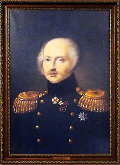 35. Портрет адмирала Фердинанда Петровича Врангеля (09.01.1797-06.06.1870). Центр культуры 'Mere' (Центр русской культуры), 29 ноября 2025 г. Фото- Александр Хмыров