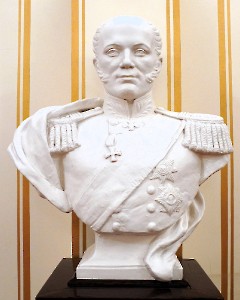 39. Бюст адмирала Сенявина Дмитрия Николаевича (1763-1831). . Центр культуры 'Mere' (Центр русской культуры), 29 ноября 2025 г. Фото- Александр Хмыров