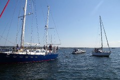 Выход в Таллинский залив накануне дня ВМФ