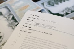 Открытие выставки молдавского художника Семена Замши