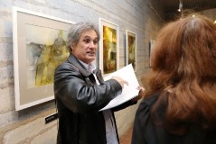 Открытие выставки молдавского художника Семена Замши