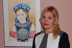 Выставка эстонских художников, участников Международного фестиваля акварели в Италии