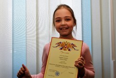 Награждение нарвских участников конкурса чтецов