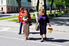 В день русского языка у памятника А.С.Пушкину