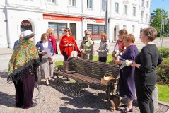 В день русского языка у памятника А.С.Пушкину