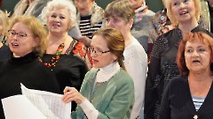 Репетиция народных хоров в ДК Кохтла-Ярве