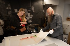 Презентация работ Малле Лейс в музее Каламая в Таллине