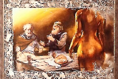 Рождественская выставка  «Мужчина и женщина» открылась в Центре русской культуры