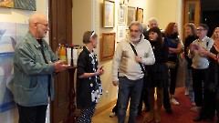 07. На открытии выставки «2005-2025. Ушедшая эпоха». Таллин, Центр культуры (Мере пст.5), 23 сентября 2025 г. Фото- Александр Хмыров