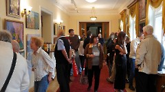 12. На открытии выставки «2005-2025. Ушедшая эпоха». Таллин, Центр культуры (Мере пст.5), 23 сентября 2025 г. Фото- Александр Хмыров