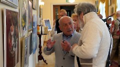 13. На открытии выставки «2005-2025. Ушедшая эпоха». Таллин, Центр культуры (Мере пст.5), 23 сентября 2025 г. Фото- Александр Хмыров