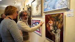 16. На открытии выставки «2005-2025. Ушедшая эпоха». Таллин, Центр культуры (Мере пст.5), 23 сентября 2025 г. Фото- Александр Хмыров