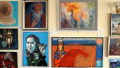 29. На открытии выставки «2005-2025. Ушедшая эпоха». Таллин, Центр культуры (Мере пст.5), 23 сентября 2025 г. Фото- Александр Хмыров