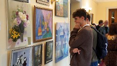 35. На открытии выставки «2005-2025. Ушедшая эпоха». Таллин, Центр культуры (Мере пст.5), 23 сентября 2025 г. Фото- Александр Хмыров