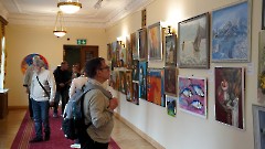 45. На открытии выставки «2005-2025. Ушедшая эпоха». Таллин, Центр культуры (Мере пст.5), 23 сентября 2025 г. Фото- Александр Хмыров