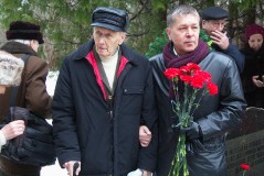 Памятный митинг на месте высадки советского морского десанта в 1944 г. Мерекюла, 14 февраля 2019 г.
