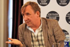 В Зеркальном зале Русского театра состоялась пресс-конференция по случаю открытия 74-го театрального сезона