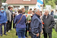 Церемония у памятника морякам с эсминца «Карл Маркс»