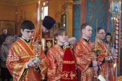В храме Нарвской иконы Божией Матери