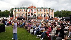 17. Таллиннский Бал цветов. Международный конкурс 'Цветочное платье'. Парк Кадриорг, 23 июля 2023 г. Фото - Александр Хмыров