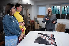 Презентация работ Малле Лейс в музее Каламая в Таллине