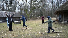 15. Vastlapäev Vabaõhumuuseumis. 2.03.2025 a. Foto - Urmas Roos