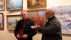 04. Открытие осенней выставки Объединения русских художников в Эстонии. Центр культуры MERE, 21 ноября 2025 г. Фото- Александр Хмыров