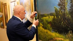 14. Открытие осенней выставки Объединения русских художников в Эстонии. Центр культуры MERE, 21 ноября 2025 г. Фото- Александр Хмыров