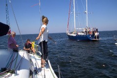 Выход в Таллинский залив накануне дня ВМФ