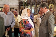 Освящение мемориальной доски в память о моряках, погибших во время Таллинского перехода