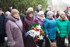 Памятный митинг на месте высадки советского морского десанта в 1944 г. Мерекюла, 14 февраля 2019 г.