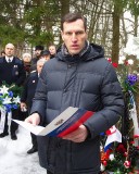 Памятный митинг на месте высадки советского морского десанта в 1944 г. Мерекюла, 14 февраля 2019 г.