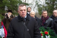 Памятный митинг на месте высадки советского морского десанта в 1944 г. Мерекюла, 14 февраля 2019 г.