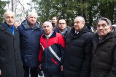 Памятный митинг на месте высадки советского морского десанта в 1944 г. Мерекюла, 14 февраля 2019 г.