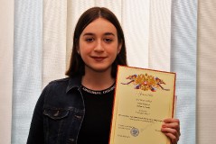 Награждение нарвских участников конкурса чтецов