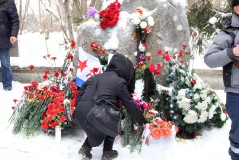 12. Ида-Вируский уезд. В очередную годовщину  высадки советского морского десанта в Мерикюла. 14.02.2021. Фото Александра Хмырова