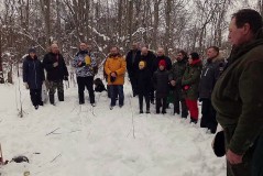 34. Ида-Вируский уезд. В очередную годовщину  высадки советского морского десанта в Мерикюла. 14.02.2021. Фото Людмилы Лобиной