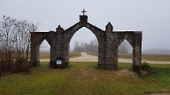 Simuna kalmistu. Главные ворота кладбища Симуна. Фото М.Абель, кп 05.11.18