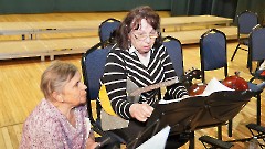 Репетиция народных хоров в ДК Кохтла-Ярве